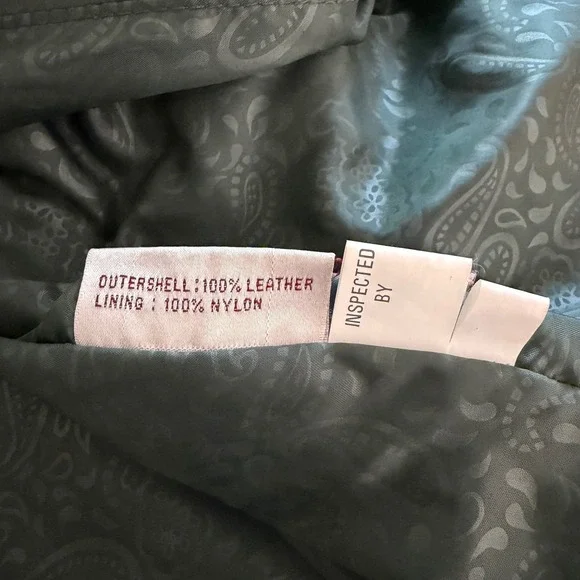 VTG Paris Sport Club Forest Green Suede Duster Coat M Oversized 80s 90s Korea - Picture 15 of 16